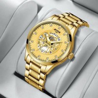 Business class golden watch, color guaranty and waterproof AY03GL